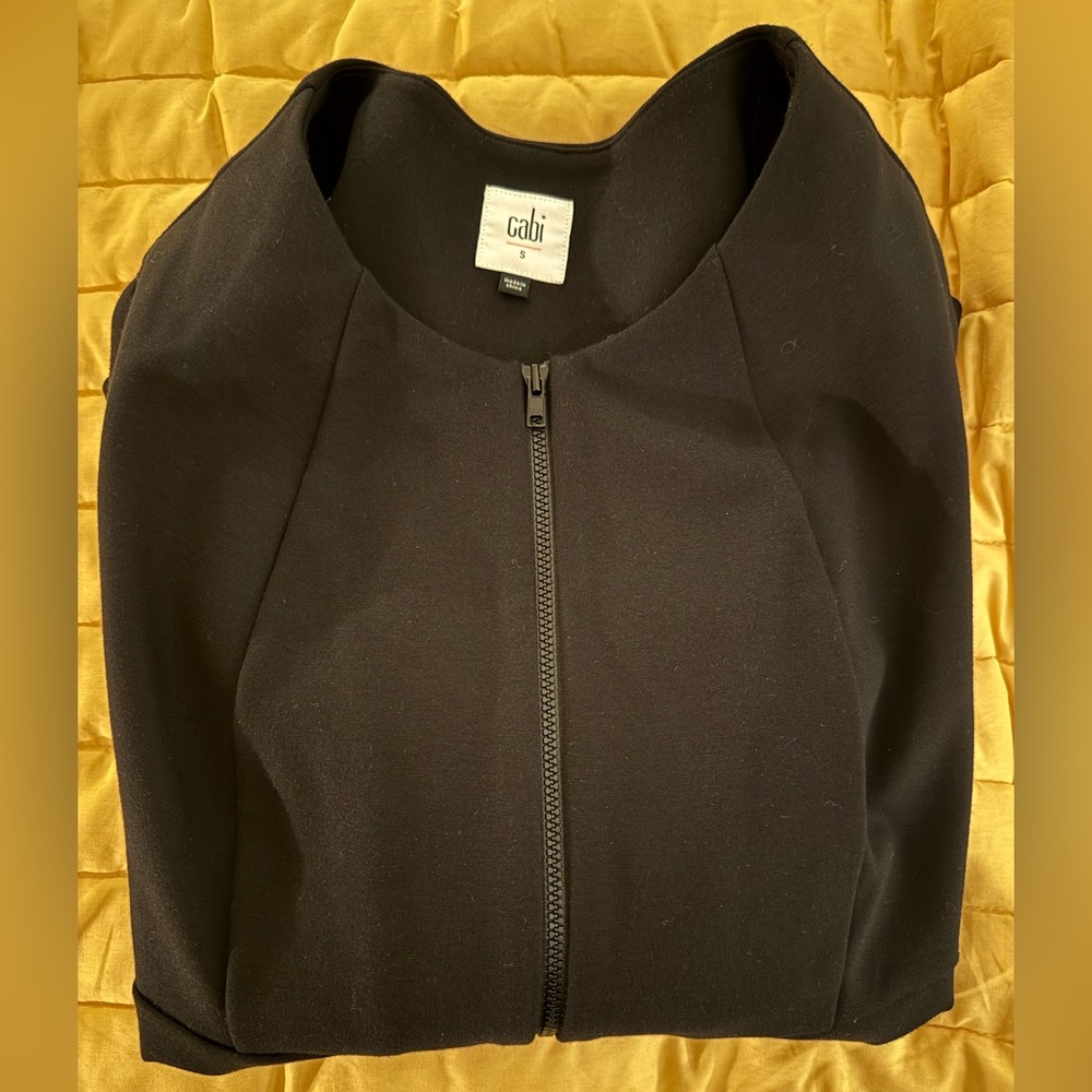 CAbi Elegant Black Ponte blazer
